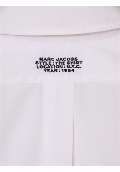 White cropped logo-embroidered shirt Marc Jacobs - women MARC JACOBS | 2S5RTP066W06100